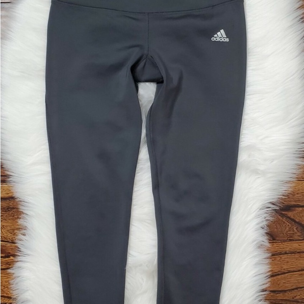 Adidas Women's Gray Climalite Leggings